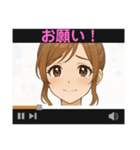 表情豊かな顔で喜怒哀楽〜多彩コメント（個別スタンプ：36）