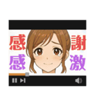 表情豊かな顔で喜怒哀楽〜多彩コメント（個別スタンプ：37）