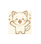 子猫のしろくん（個別スタンプ：8）