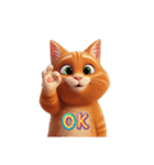 【OK猫】（個別スタンプ：1）