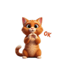 【OK猫】（個別スタンプ：2）