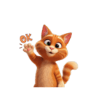 【OK猫】（個別スタンプ：3）