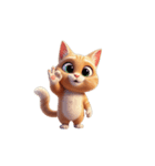 【OK猫】（個別スタンプ：8）