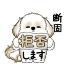 シーズー犬 2025 「やるかやらないか」（個別スタンプ：11）
