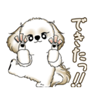 シーズー犬 2025 「やるかやらないか」（個別スタンプ：38）