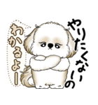 シーズー犬 2025 「やるかやらないか」（個別スタンプ：39）