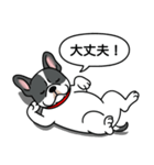フレンチブルドッグ(ブラックパイド)（個別スタンプ：15）