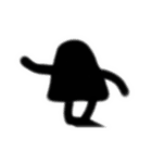 黒い何かの日常スタンプ（個別スタンプ：2）
