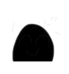 黒い何かの日常スタンプ（個別スタンプ：40）