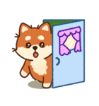 かわいいブラウンシバ犬「マランちゃん」（個別スタンプ：3）