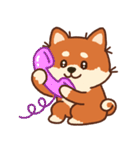 かわいいブラウンシバ犬「マランちゃん」（個別スタンプ：10）