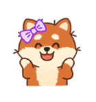 かわいいブラウンシバ犬「マランちゃん」（個別スタンプ：11）