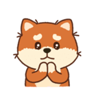 かわいいブラウンシバ犬「マランちゃん」（個別スタンプ：21）