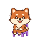 かわいいブラウンシバ犬「マランちゃん」（個別スタンプ：30）