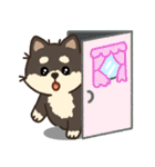かわいいチョコレート柴犬「マランちゃん」（個別スタンプ：3）