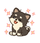 かわいいチョコレート柴犬「マランちゃん」（個別スタンプ：4）