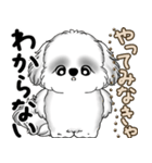 新・B＆Wシーズー犬  「やるかやらないか」（個別スタンプ：30）