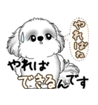 新・B＆Wシーズー犬  「やるかやらないか」（個別スタンプ：34）