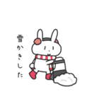 年中使えるお天気のことを話すうさぎ（個別スタンプ：34）