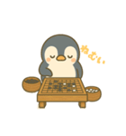 ペンギンとシロクマの囲碁スタンプ（個別スタンプ：3）