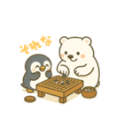 ペンギンとシロクマの囲碁スタンプ（個別スタンプ：13）