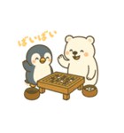 ペンギンとシロクマの囲碁スタンプ（個別スタンプ：23）