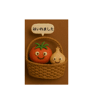 野菜とたのしい仲間たち（個別スタンプ：4）