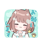小鳥とわんこ女子（個別スタンプ：11）