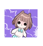 小鳥とわんこ女子（個別スタンプ：34）