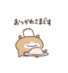 食べるの大好きこぐま店長（個別スタンプ：6）