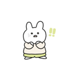 みどりのズボンのうさぎ（個別スタンプ：7）