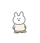 みどりのズボンのうさぎ（個別スタンプ：9）