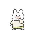 みどりのズボンのうさぎ（個別スタンプ：15）