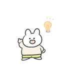 みどりのズボンのうさぎ（個別スタンプ：18）