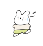 みどりのズボンのうさぎ（個別スタンプ：19）