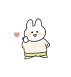 みどりのズボンのうさぎ（個別スタンプ：22）