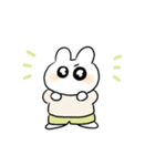 みどりのズボンのうさぎ（個別スタンプ：24）