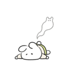 みどりのズボンのうさぎ（個別スタンプ：26）
