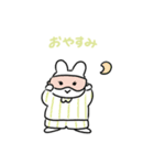 みどりのズボンのうさぎ（個別スタンプ：27）