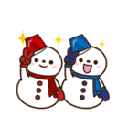 動く★雪だるまスタンプ4【気持ち】（個別スタンプ：12）