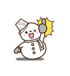 動く★雪だるまスタンプ4【気持ち】（個別スタンプ：17）