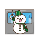 動く★雪だるまスタンプ4【気持ち】（個別スタンプ：22）