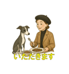 イタグレのロコとジェニーおばさん（個別スタンプ：10）