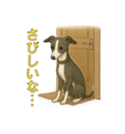 イタグレのロコとジェニーおばさん（個別スタンプ：17）