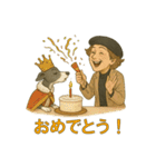 イタグレのロコとジェニーおばさん（個別スタンプ：21）