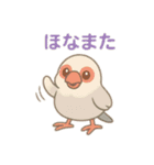 いろいろ桜文鳥のスタンプ（個別スタンプ：40）