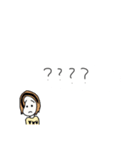 日常会話(豆女編)（個別スタンプ：8）