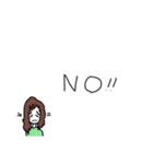 日常会話(豆女編)（個別スタンプ：10）