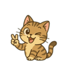 ハッピー＆ラッキースタンプ(=^ェ^=) ⑮（個別スタンプ：40）