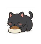 ぽっちゃり猫スタンプアレンジ用（個別スタンプ：3）